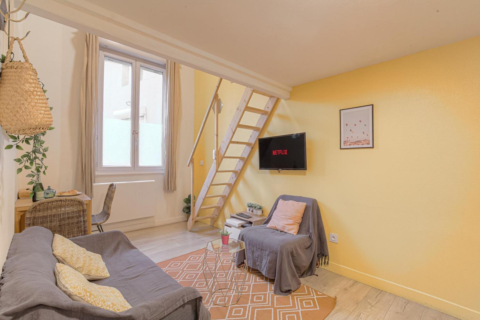 维勒班Duplex, Boheme Et Fonctionnel Proche Gratte-Ciel公寓 外观 照片